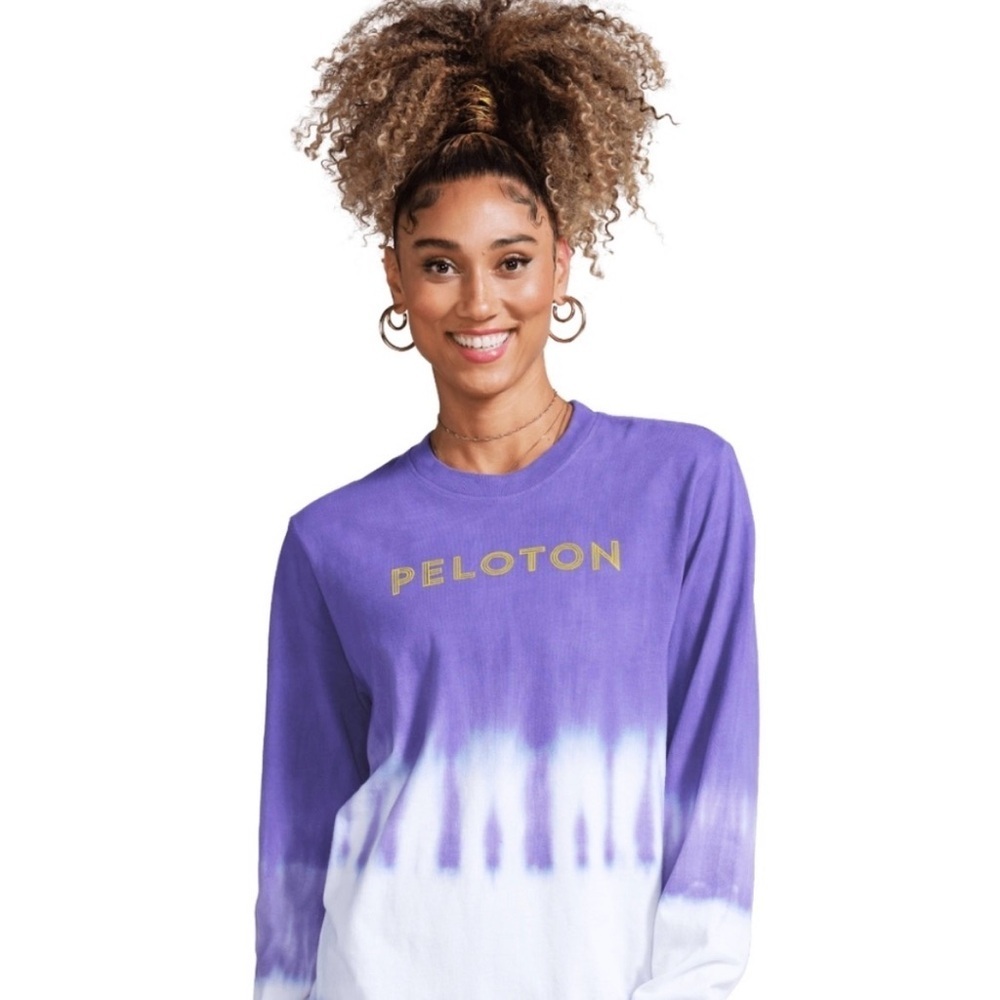 Peloton x Ally Love "Sundays With Love" Long-Sleeve Crew Neck Shirt, Size Small